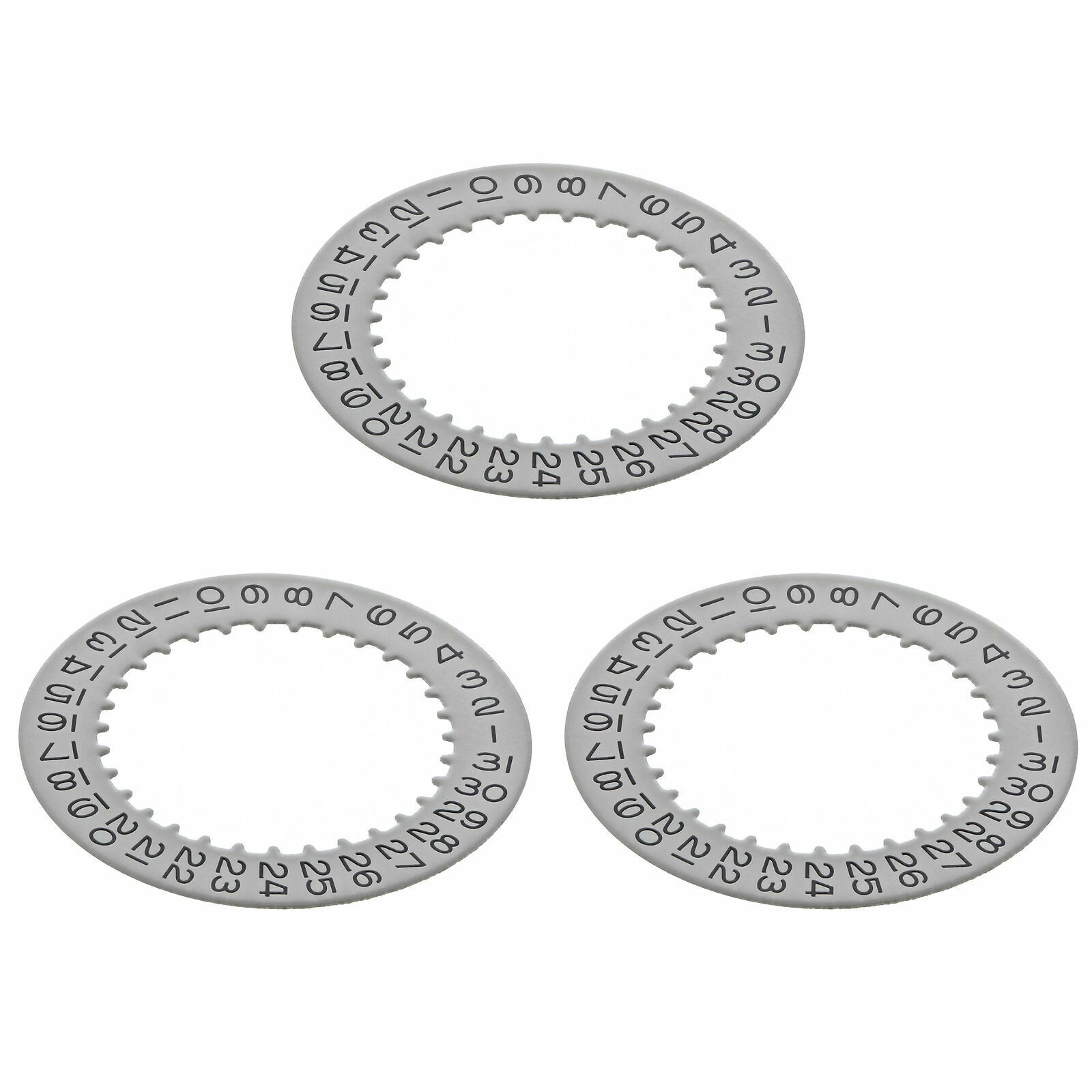 Gray Replacement Date Disc For Rolex 3135 3155 15200 16203 16220