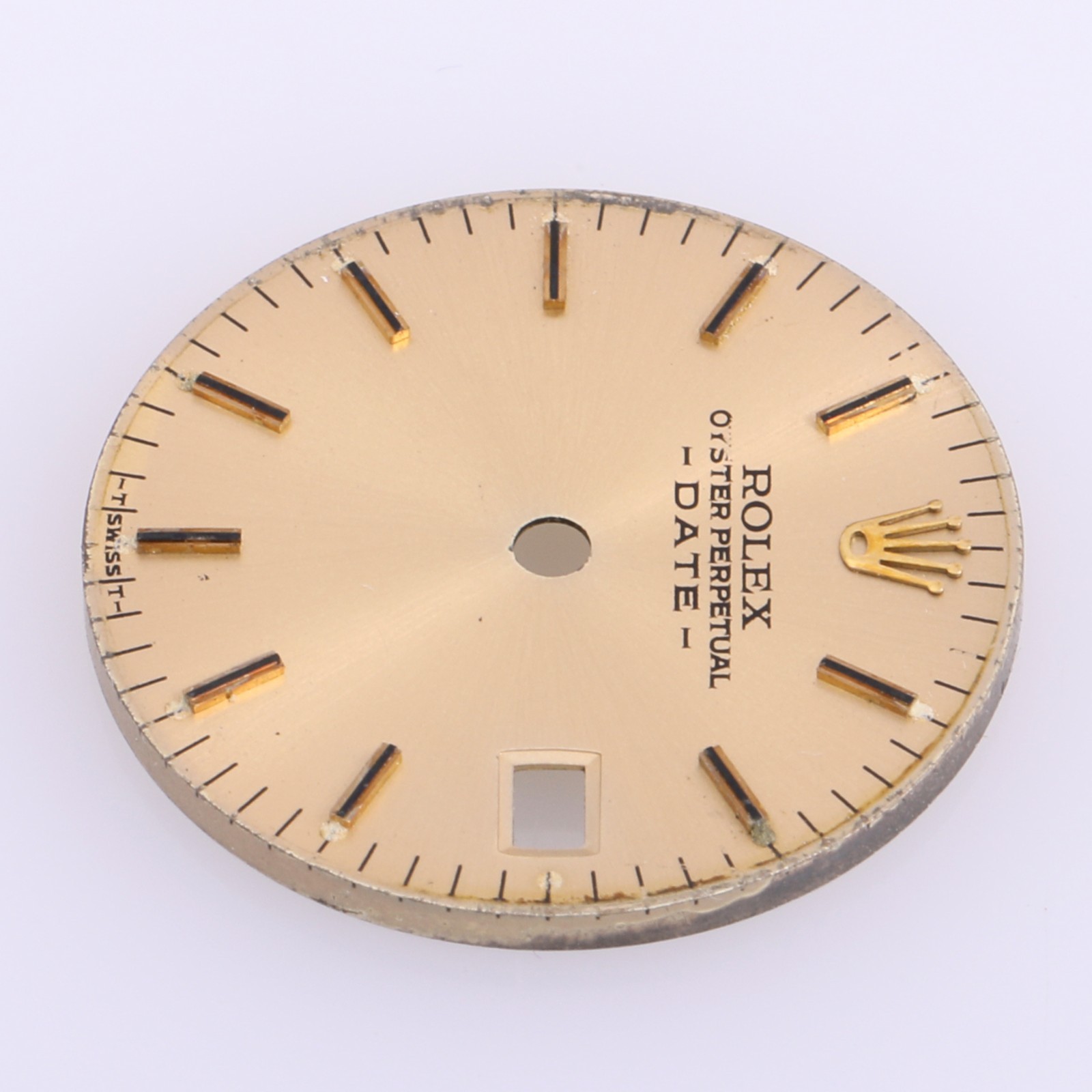 Rolex Lady Date 26mm Champagne Stick Dial T Swiss T 6917 69173 69178 #J40