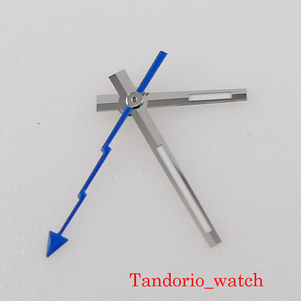 Stainless Steel Luminous Watch Hand Set Spare For NH35 MIYOTA 8215 ETA 2824 2836