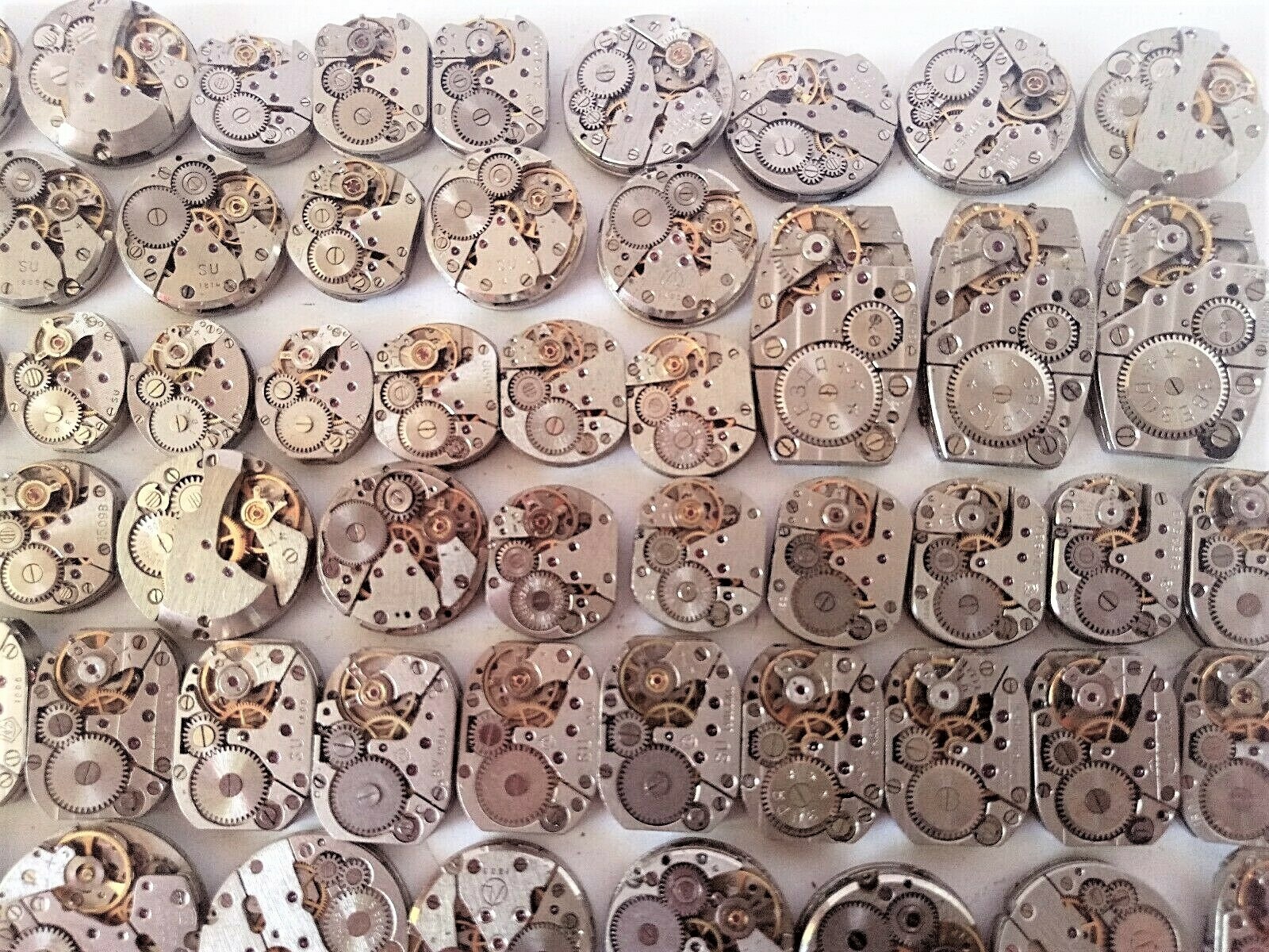 Watch Parts Gear Vintage Mechanisms set 20 pc. Steampunk Movements