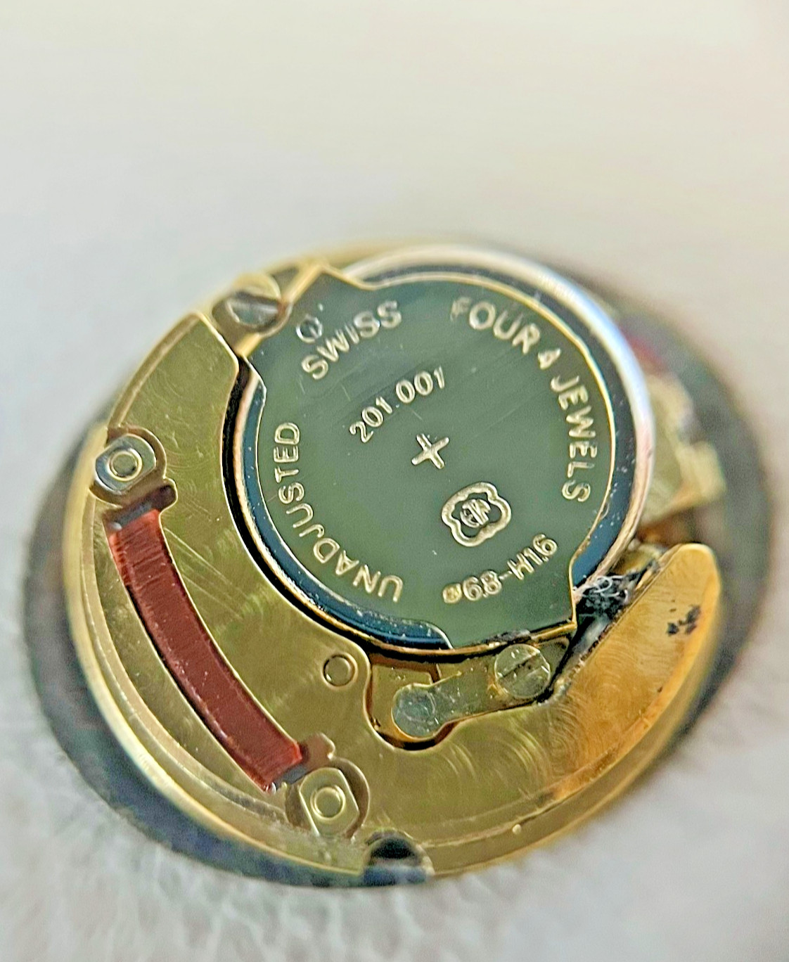 ETA 201.001 Quartz Watch Movement Runs + Dial Chopard Replacement Part