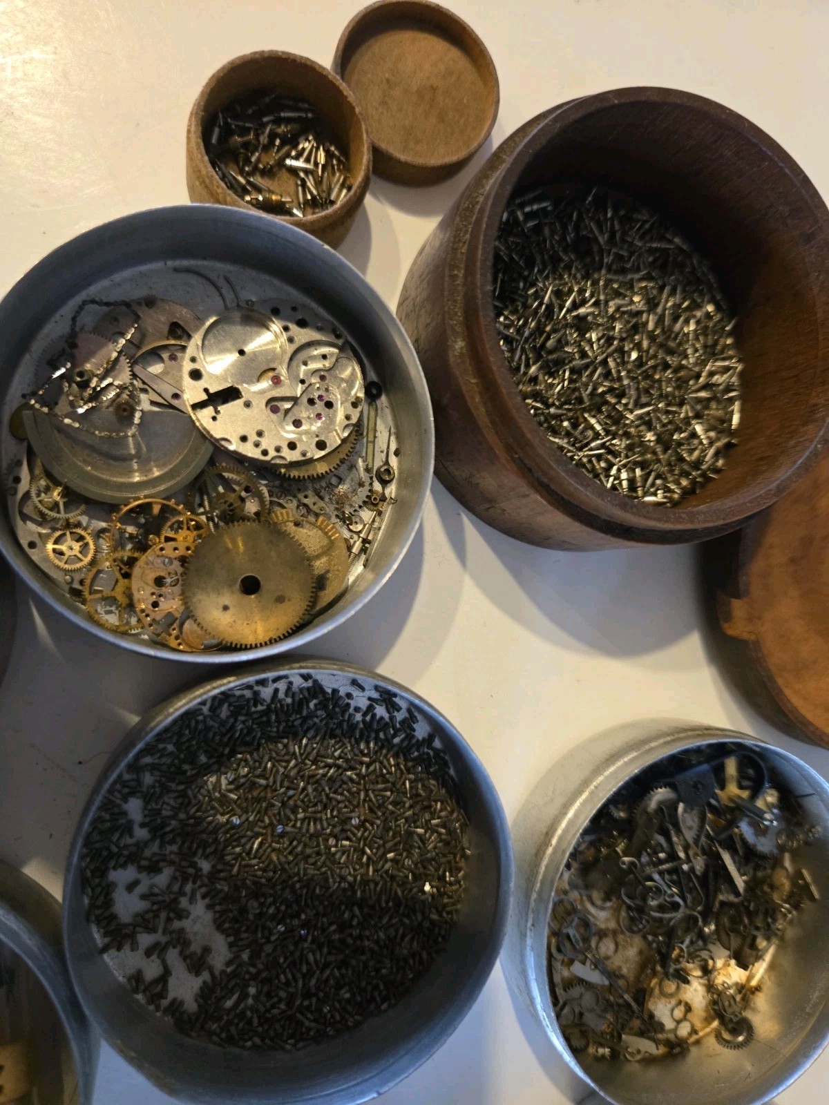 Vintage Watchmakers Part’s Estate Watch Repair Parts Bulk Lot #2.