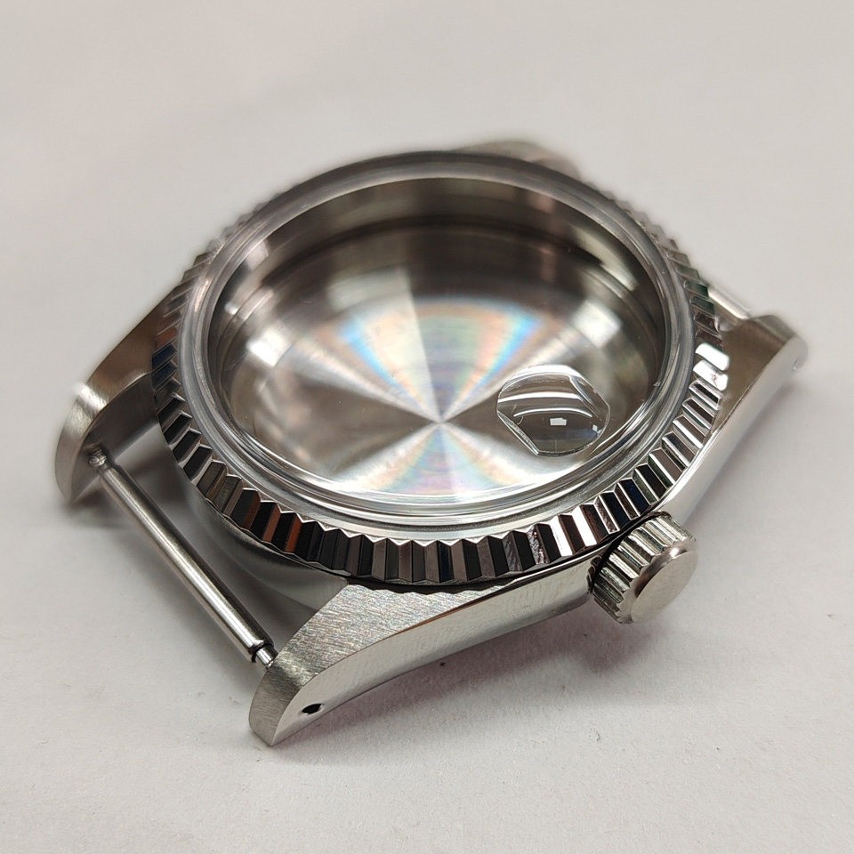 36mm Stainless Watch Case Acrylic Glass For Nh35 Nh36 4R Movement 28.5-29mm Dial