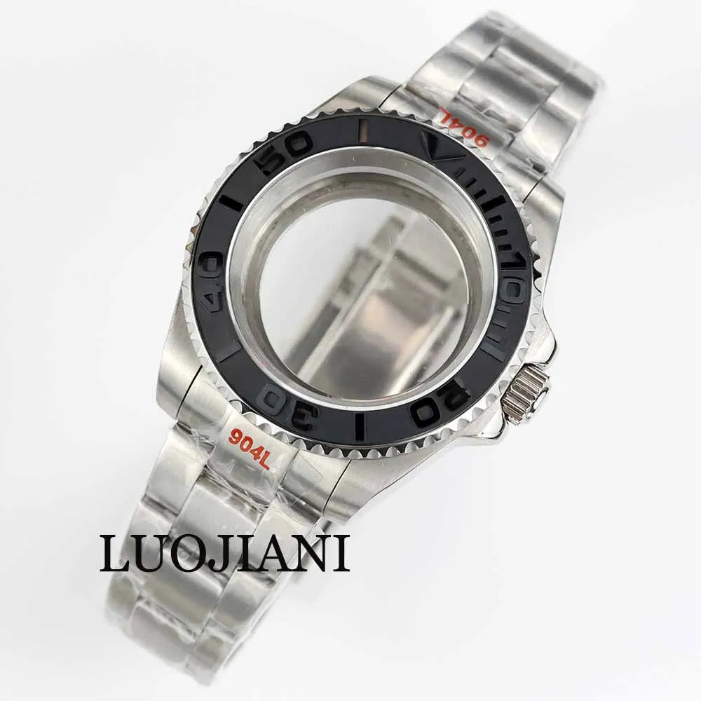 40mm NH35 Steel Case Ceramic Bezel Sapphire 28.5 Dial Jubilee Strap