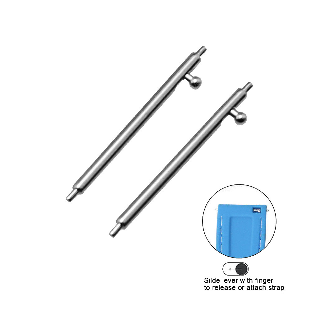 2pcs Stainless Steel Quick Released Spring Bars Link Pins for Watch Strap