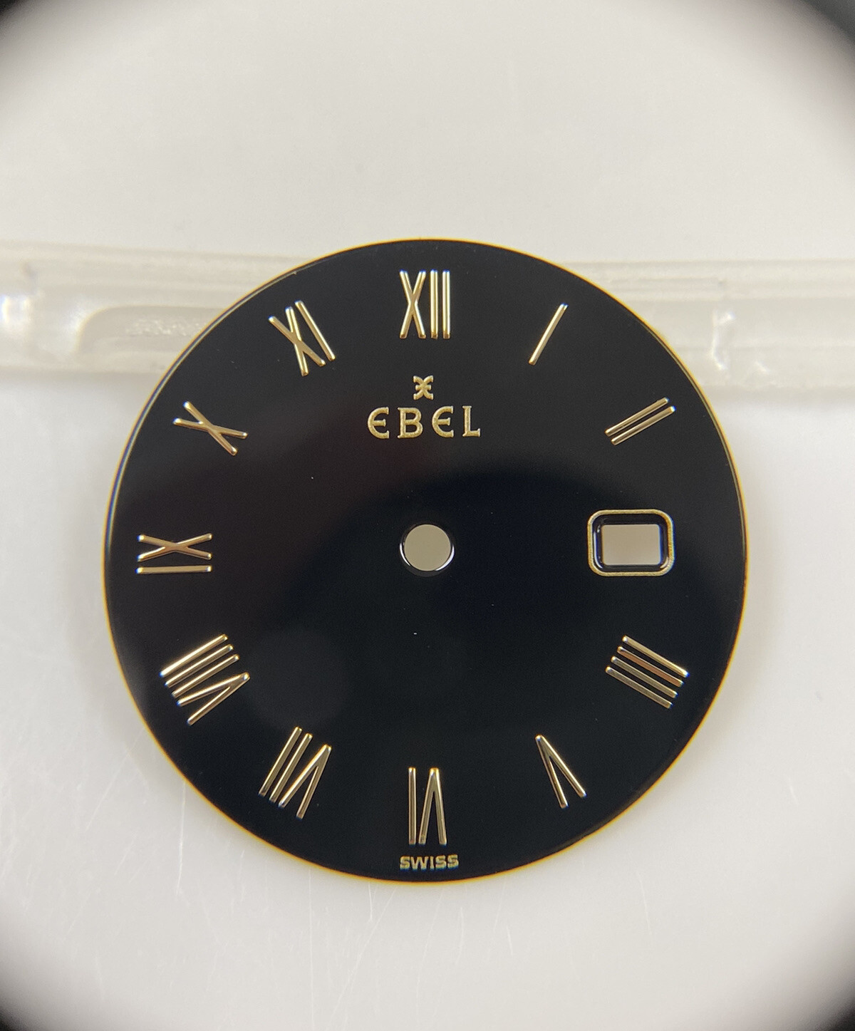 Original Ebel Sportwave Classic Ref. 183909 Black/Gold Roman Numeral 23.5mm Dial