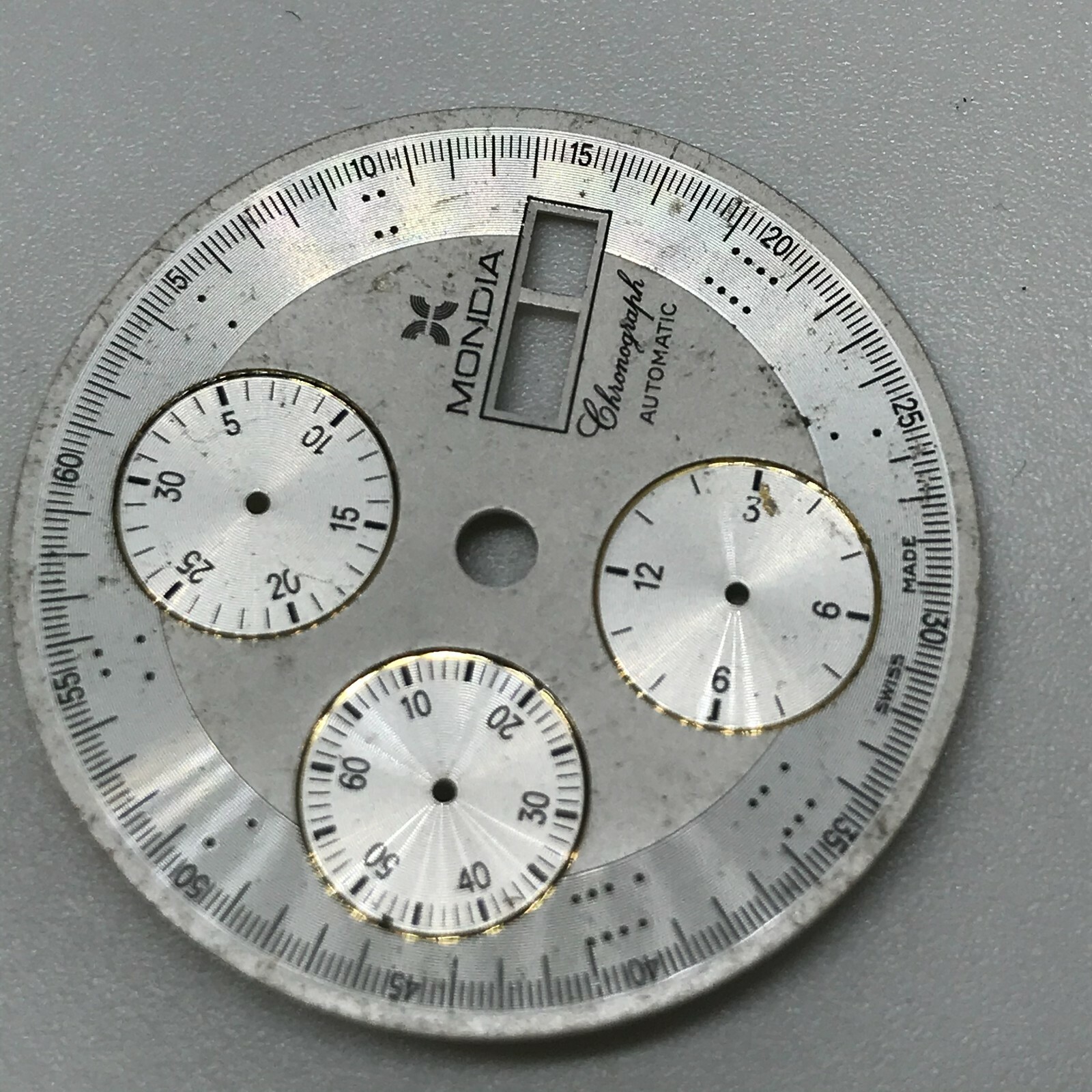 Mondia Chronograph Automatic vintage 31mm, DIAL, PARTS REPAIRS