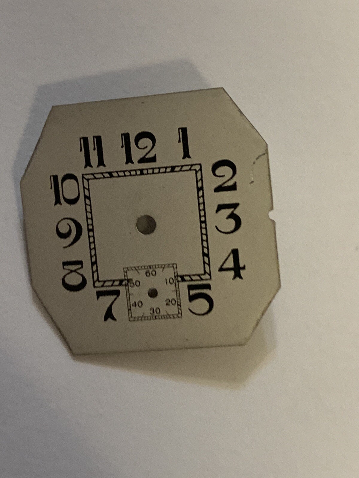 watch dial 8/0 Size Full # With second Hand Dial At 6 23.85X23.87 Mm D1)