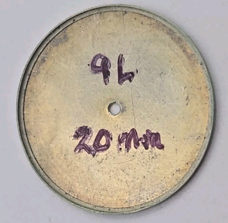 Antique Agassiz Watch Dial Silver Color 9L 21mm