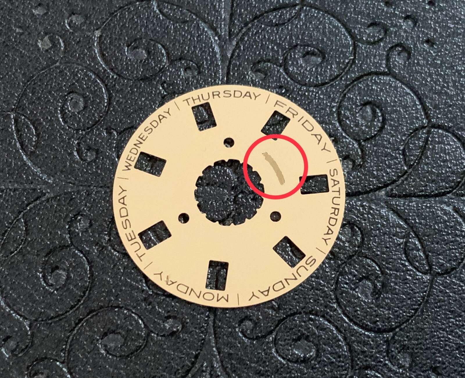 DAY DISC CHAMPAGNE FOR ROLEX President 18238 18248 – 3155 Movement