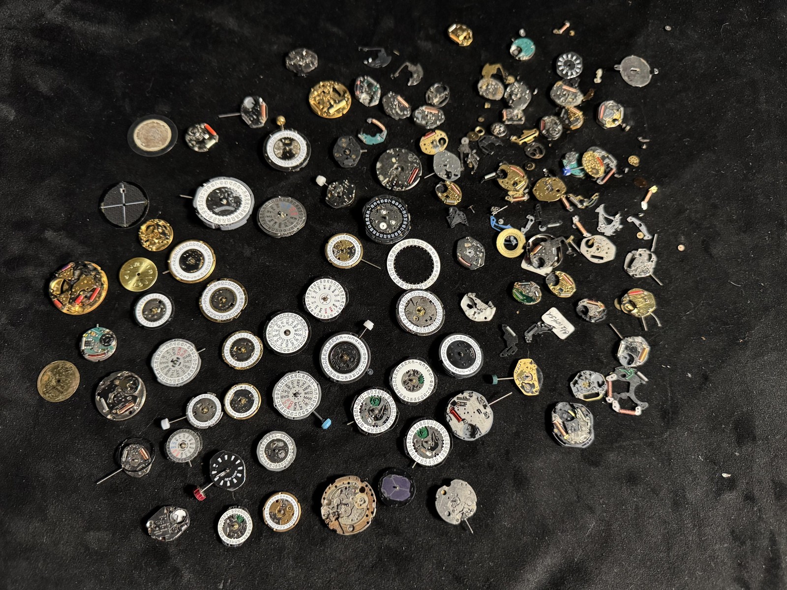 Large Lot Watch Movement Parts Quartz Mechanical For Repair Craft Steampunk
