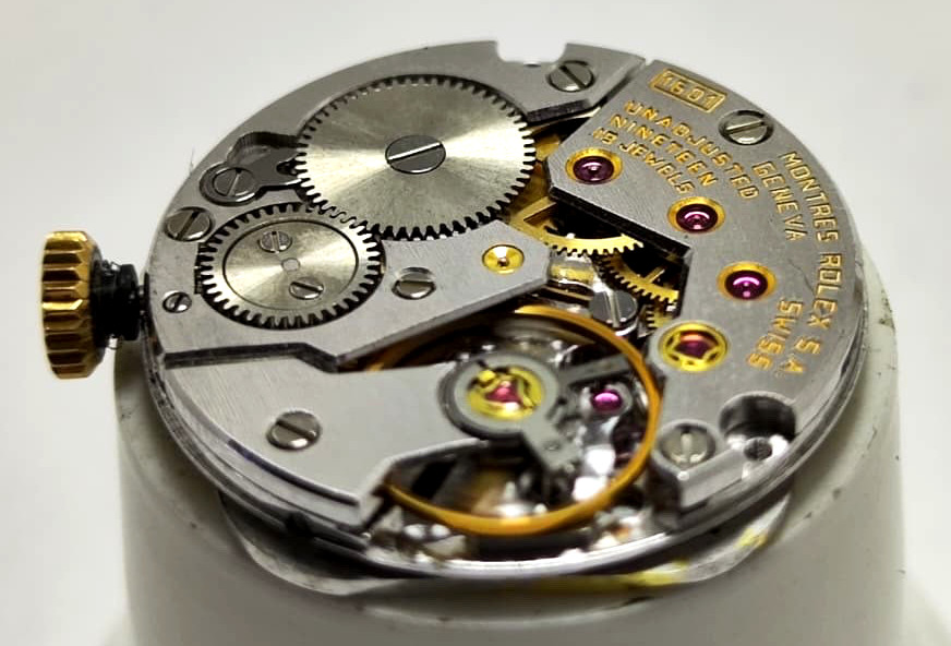 MOVEMENT ROLEX Cal. 1601 FOR CELLINI 19 JEWELS MEN COMPLETE AND WORKING 80s