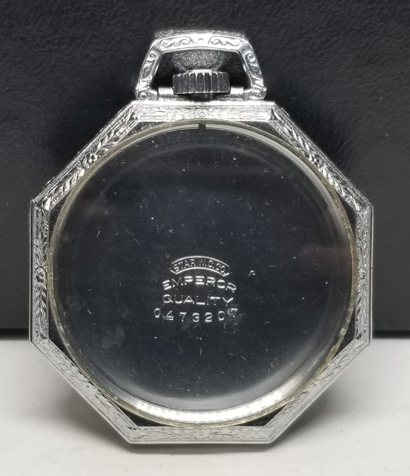 FAPW681 Star W.C. Co. 38mm Aluminum Pocket Watch Case Only, No Movement.