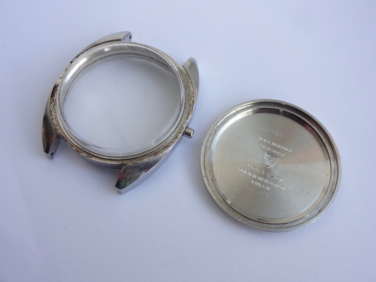 Tissot Tissonic 40613-2X Case Parts cal 2010 (ESA9162) Tuning Fork Watch (926A)