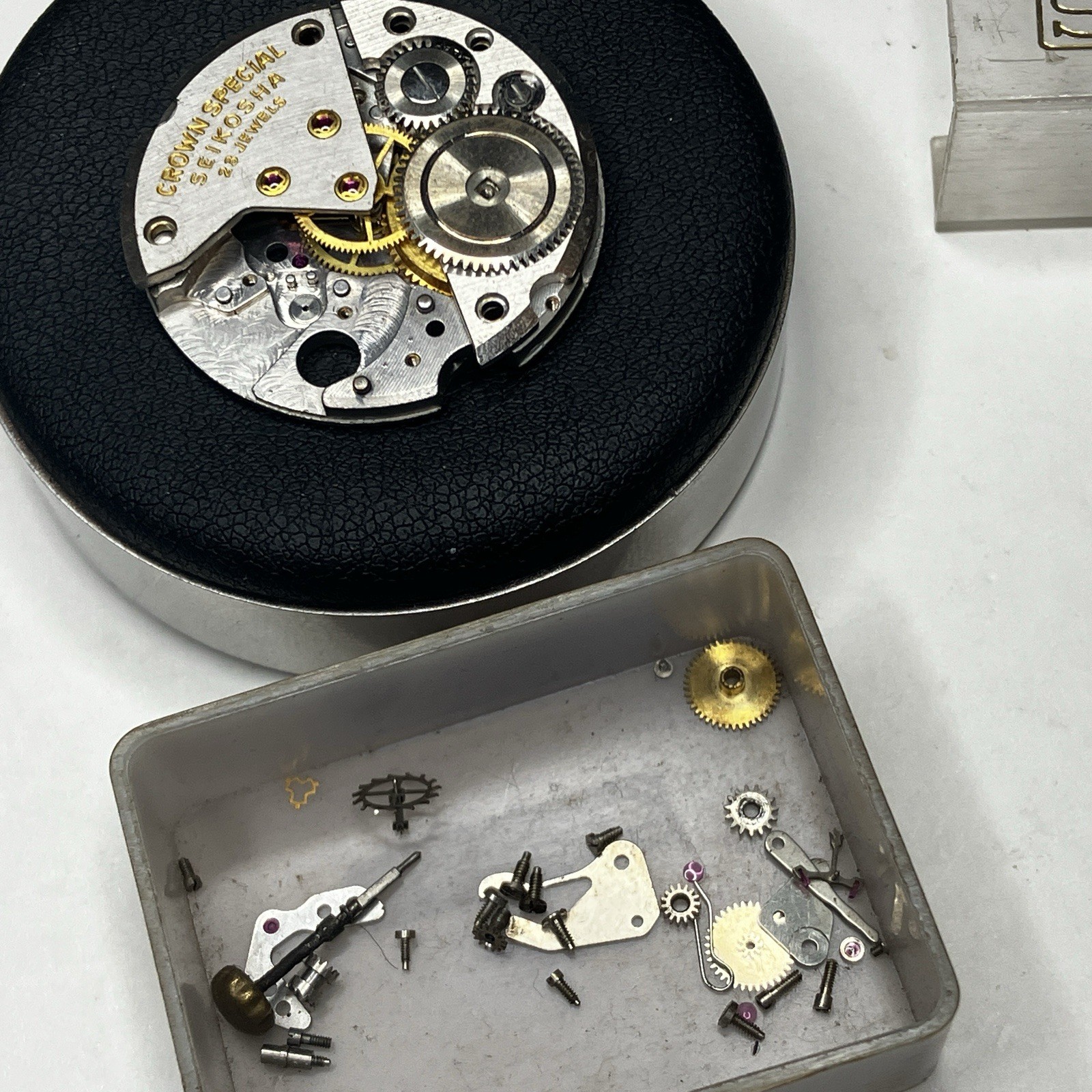Seiko Crown Special 23J Movement Part Lot Donor Repair Original Vintage SEIKOSHA