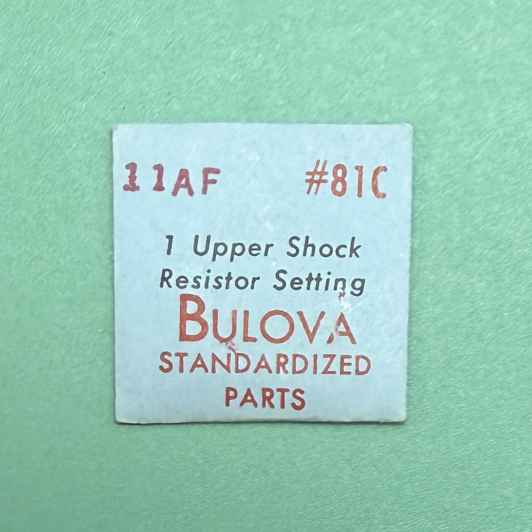 Genuine Bulova Part 81C Upper Shock Setting 11AF 11AFA 11AFAC 11AFACD NOS #0011