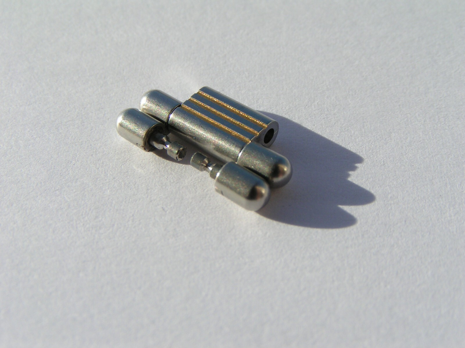 CARTIER LIGNE 21 CARTIER 1330 LINE STEEL GOLD REPLACEMENT LINK 17MM I625