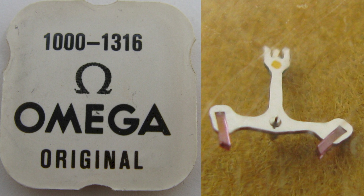Omega Watch 1000, 1001, 1002 … part 1316 anchor or pallet …