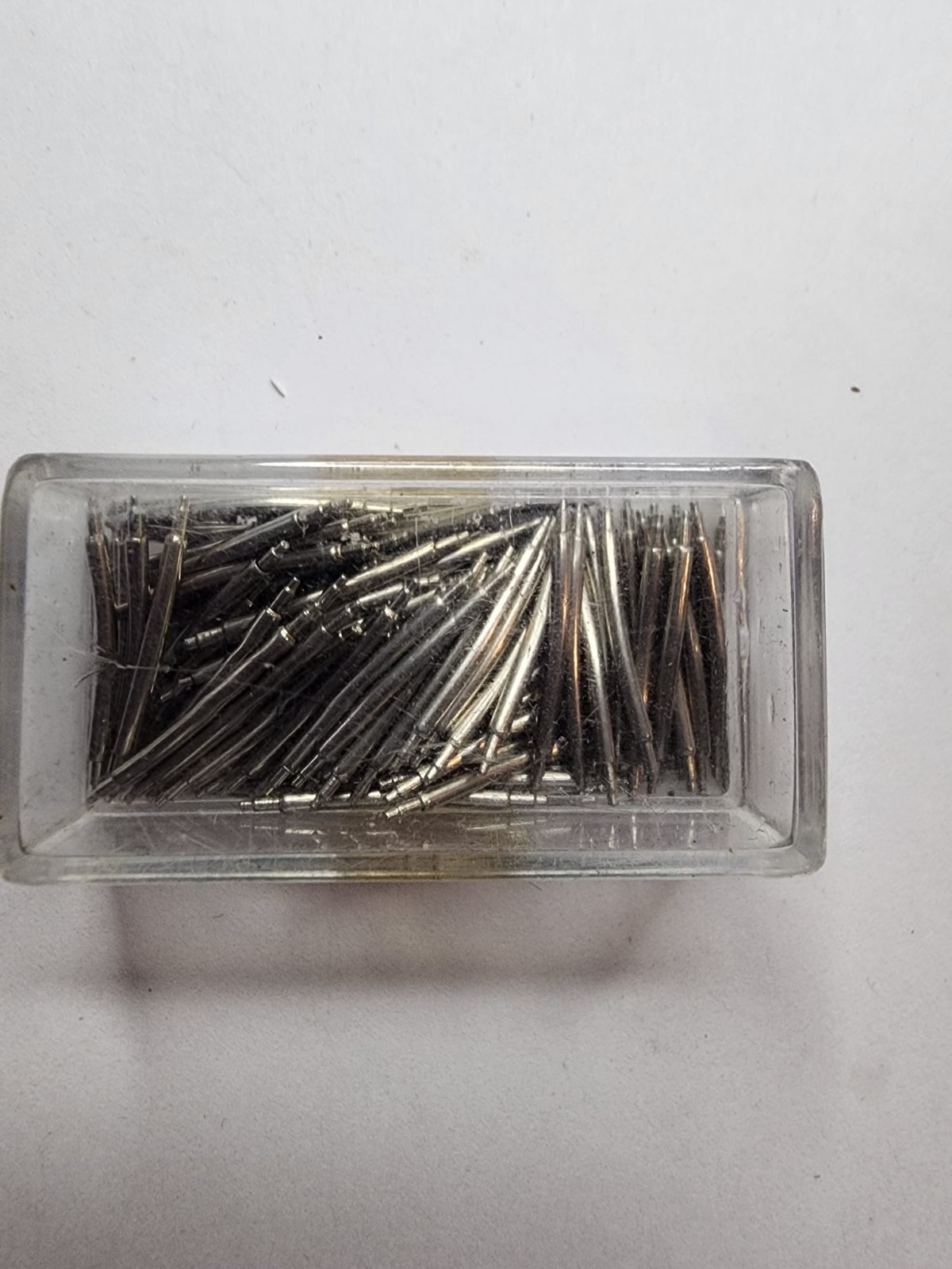 Vintage Watch Band Spring Bars – Curved Thin Double Shoulder 5/8″ – Partial Box