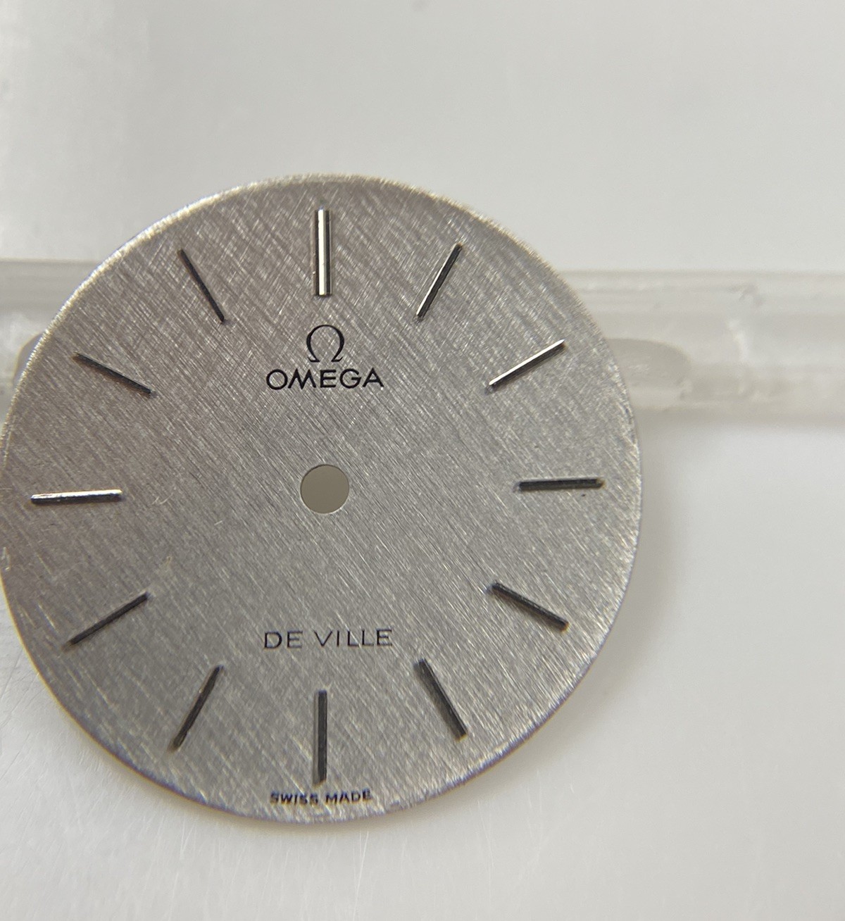 Original Vintage Omega De Ville Caliber 625 Silver Linen 20.8mm Dial