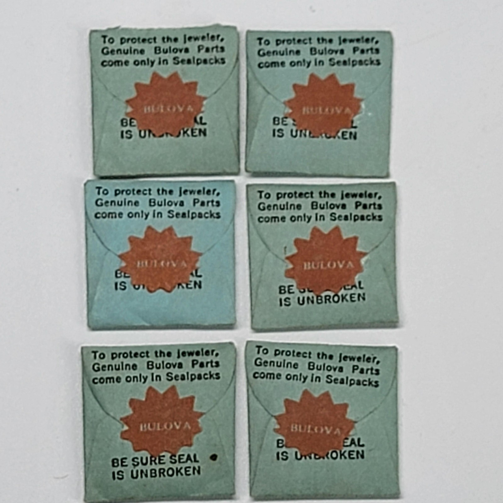 Bulova Watch Parts Sealpack Lot Mainsprings Winding Stem Caliber 5AH 8AH Vintage