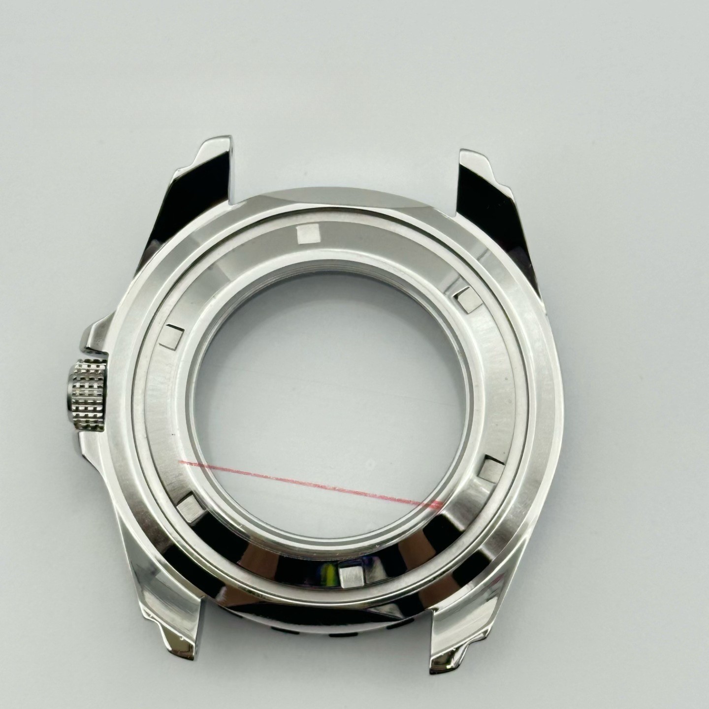 DIY 5ATM 45.5mm Steel Watch Case For Seiko NH35 NH36 NH38 Movement 28.5mm Dial