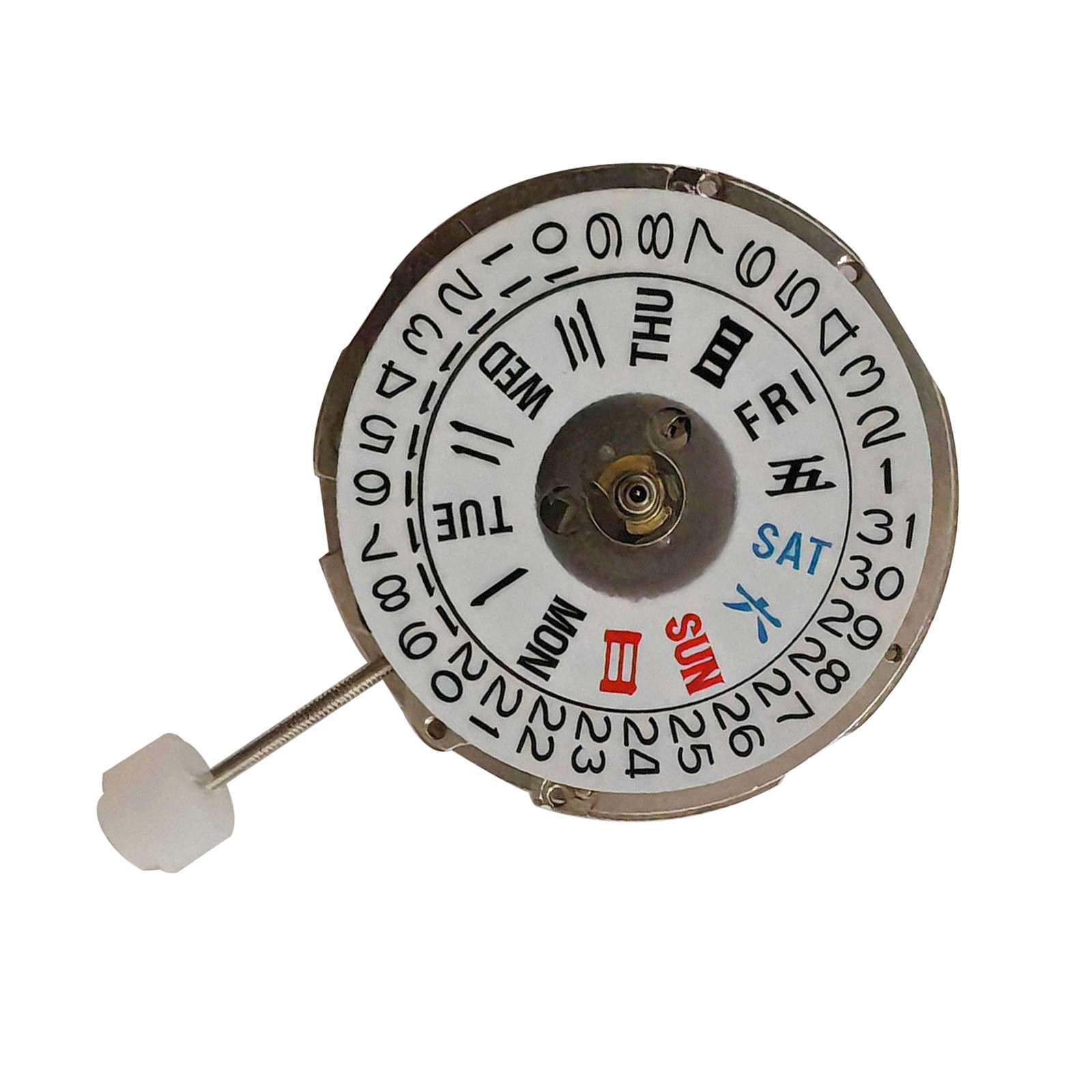 Brand New Automatic Mechanical Watch Movement Day Date Crown at 3 For NH36