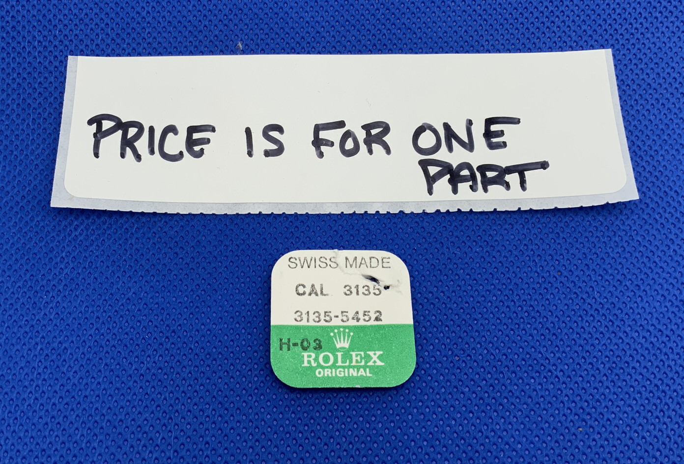 Rolex 3135 5452 Hairspring Bridle Screw. Genuine New Old Stock