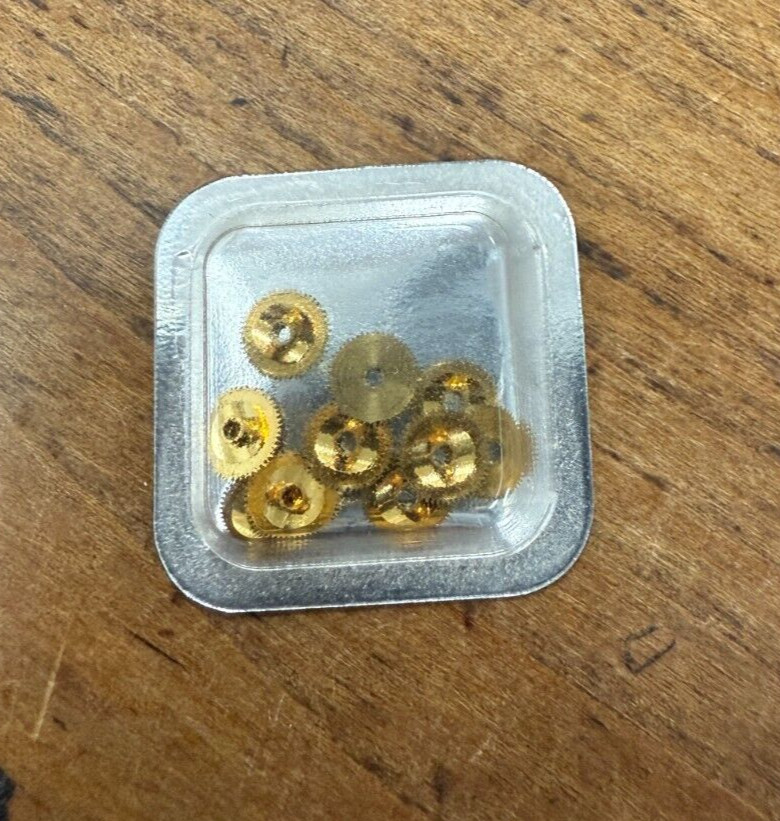 Genuine New Pack of (10) Cartier Panthere Mvt. 049 Hour Min Wheel # VC200110