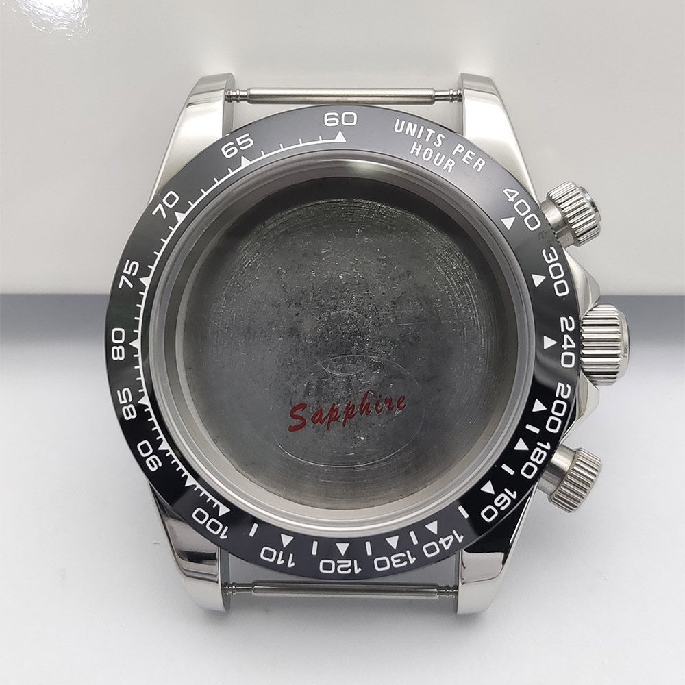 Luxury Diamond Watch Case For VK63/VK64 Movement Stainless Steel Mod Kit