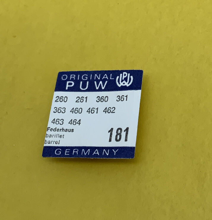 PUW 260/360. Part 182 Barrel and Cover. New Old Stock (799)