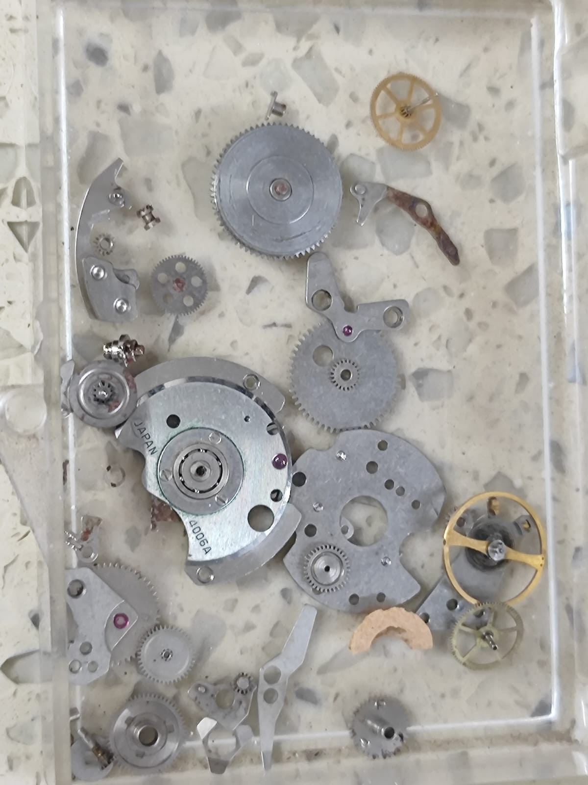 Vintage Seiko Bell Matic Alarm 4006A Incomplet movement Not Work For parts Y