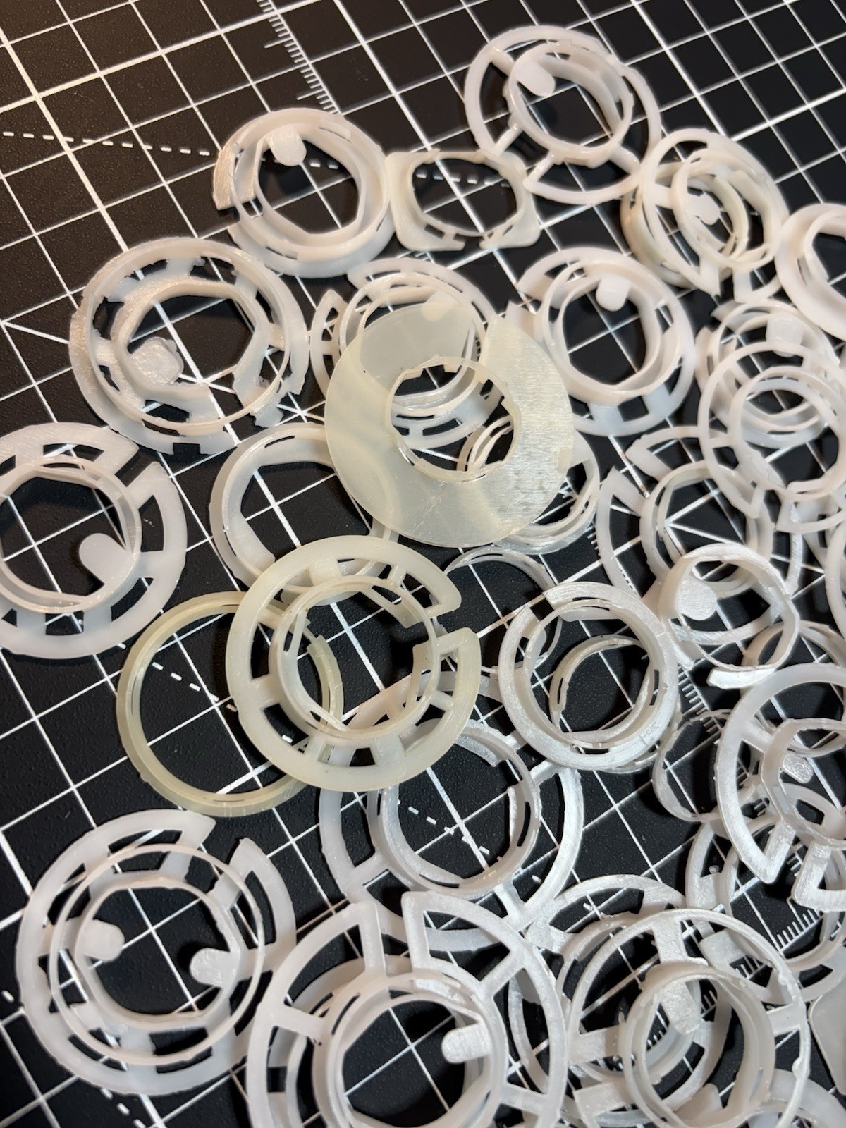 Plastic Watch Movement Holders Watchmakers Parts Lot 65,Variety,DIY,Crafts,Spare