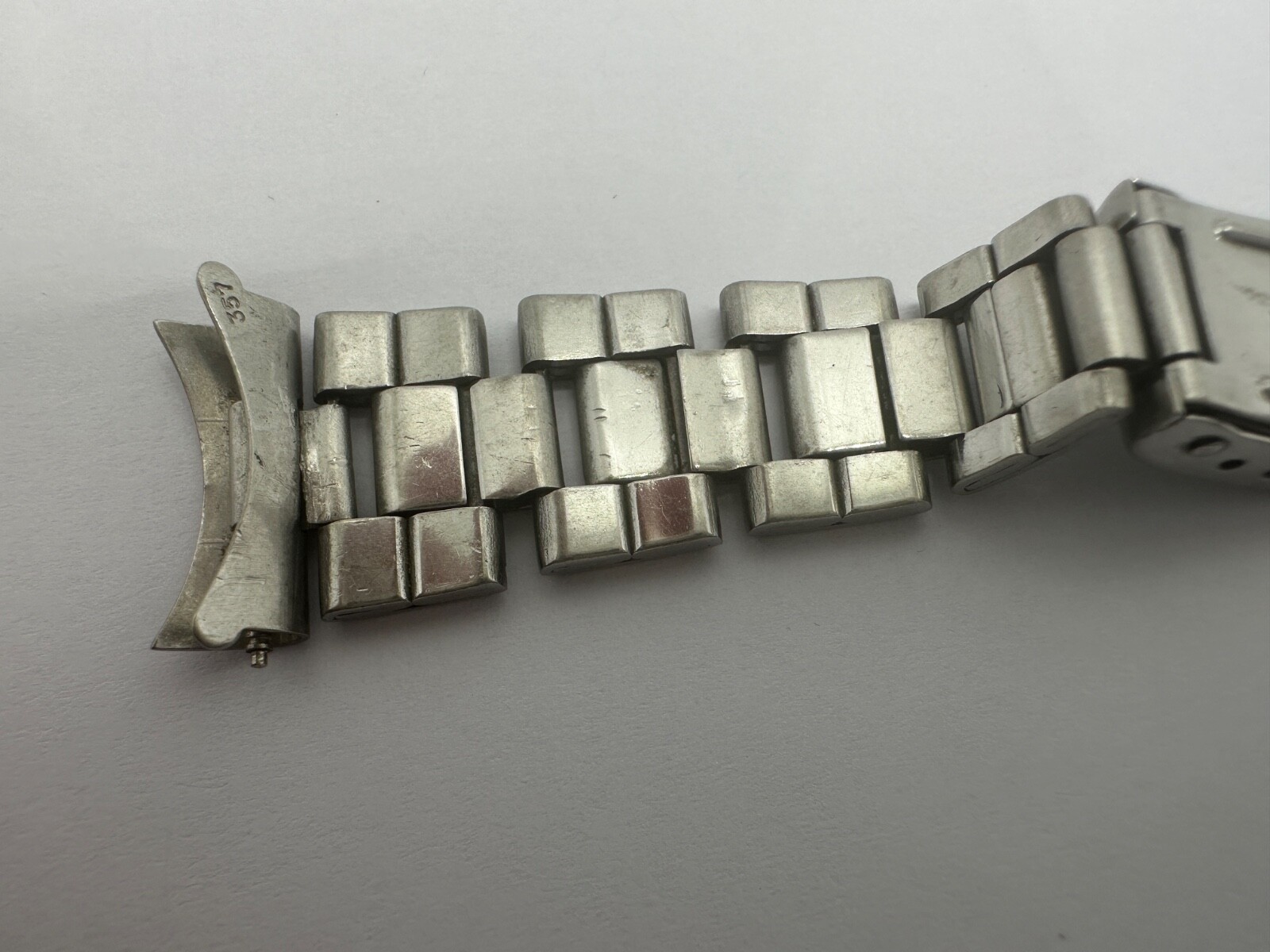 ORIGINAL Rolex 7835 Steel Band Bracelet 19MM 357 Endlinks good length,