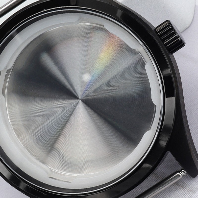 FEIYASHI 40mm 316L Steel Diver Watch Case Brushed PVD 10ATM For Seiko NH35 NH36
