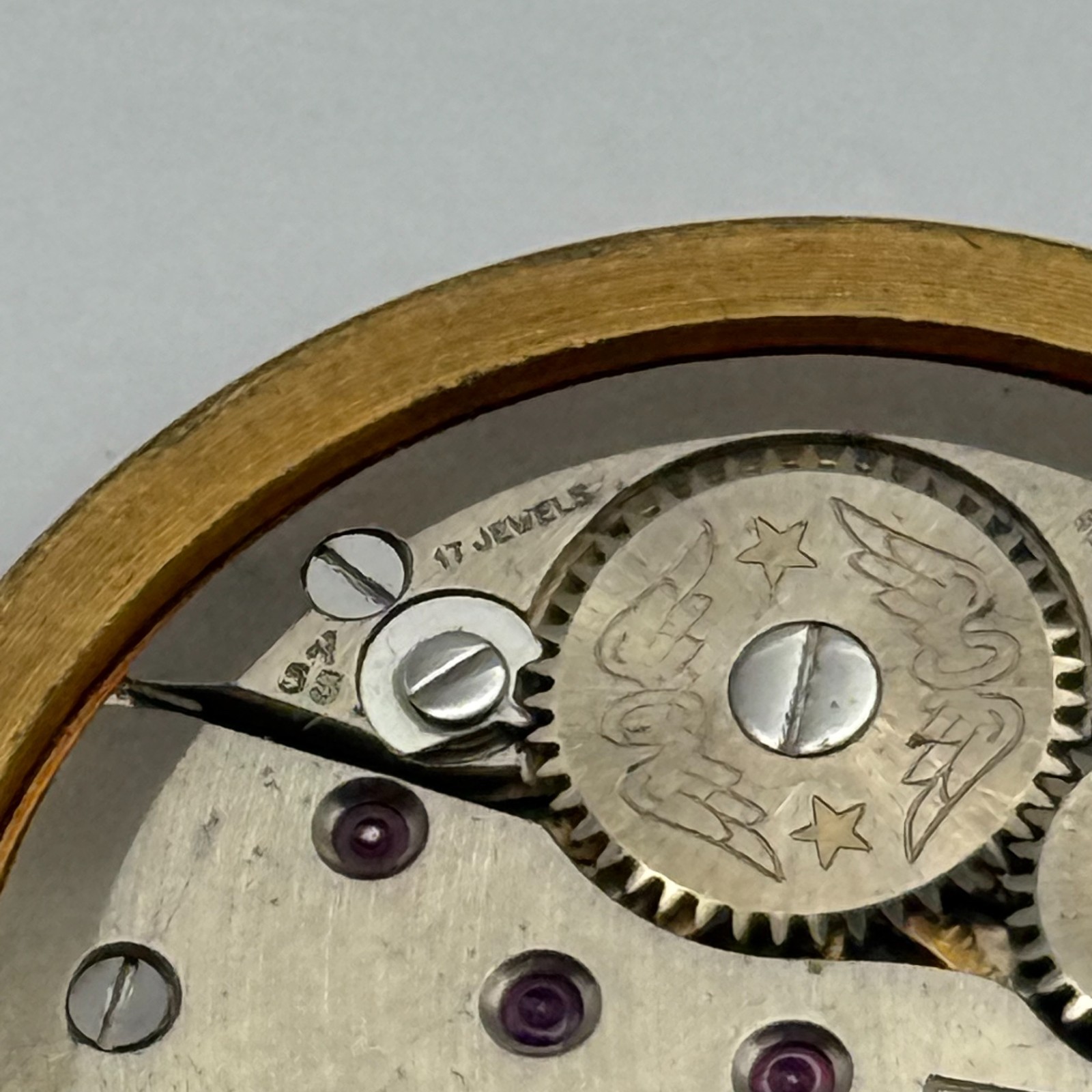 ETA 2370 Watch Movement Rotary Manual Wind Vintage Swiss Parts Repair 31.3mm
