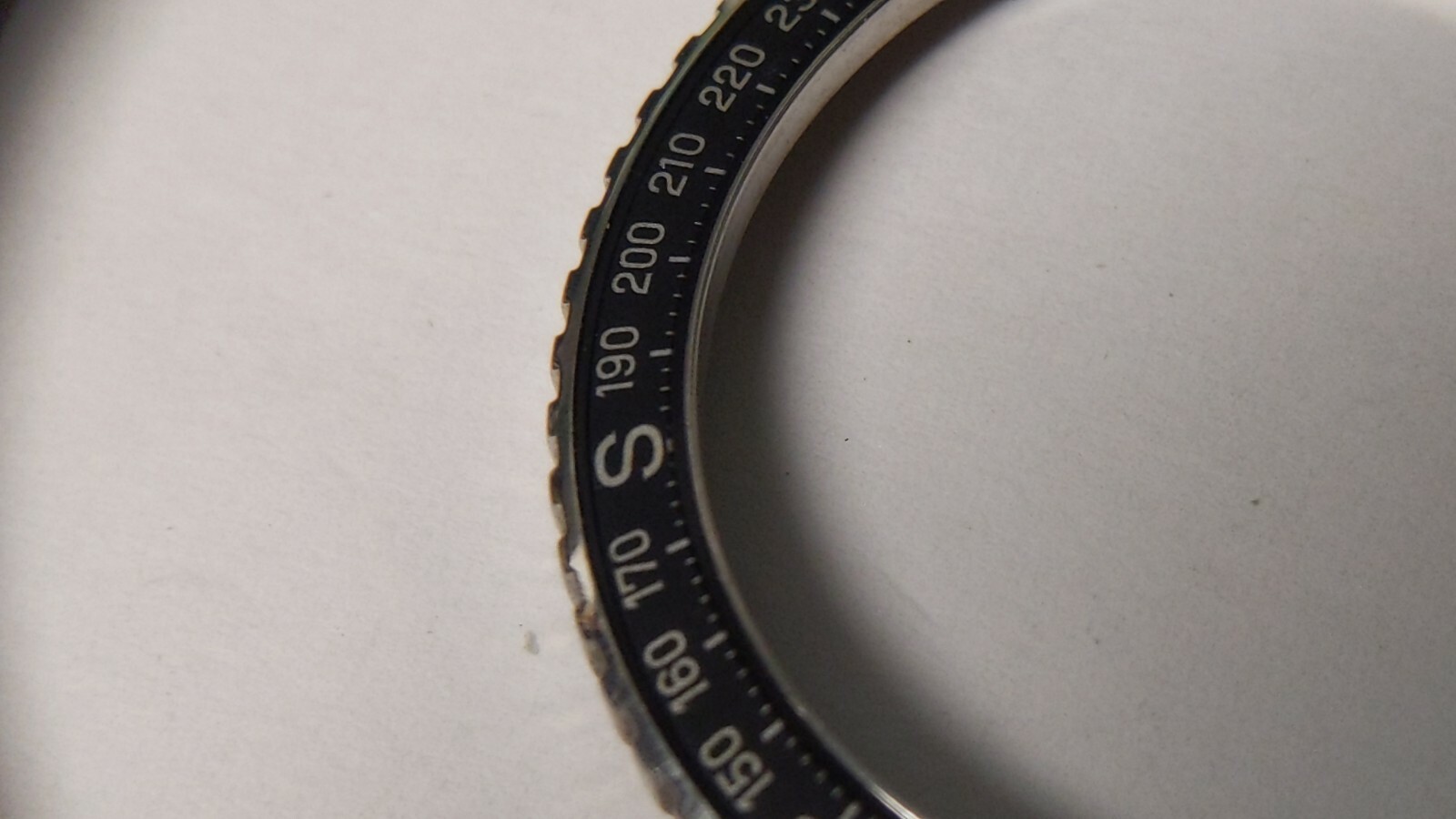 Vintage Breitling Pluton 3100 Bezel. 31mm inner diameter, 40mm outer diameter. s