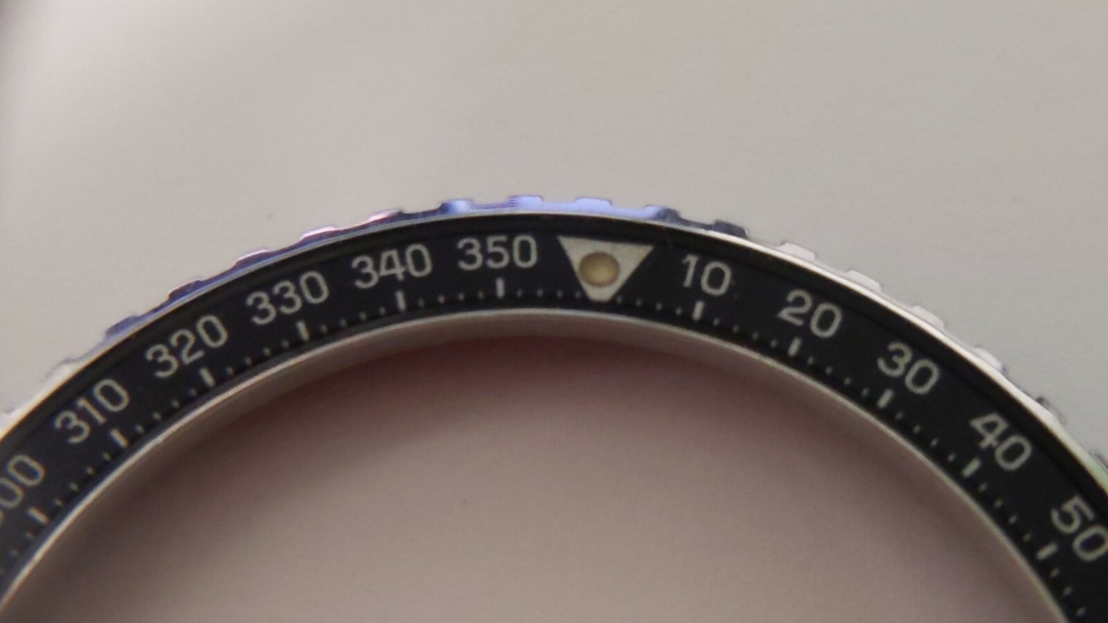Vintage Breitling Pluton 3100 Bezel. 31mm inner diameter, 40mm outer diameter. s