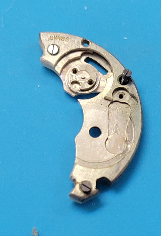 VINTAGE ROLEX BARREL BRIDGE WITH SCREWS CAL 10 1/2-H