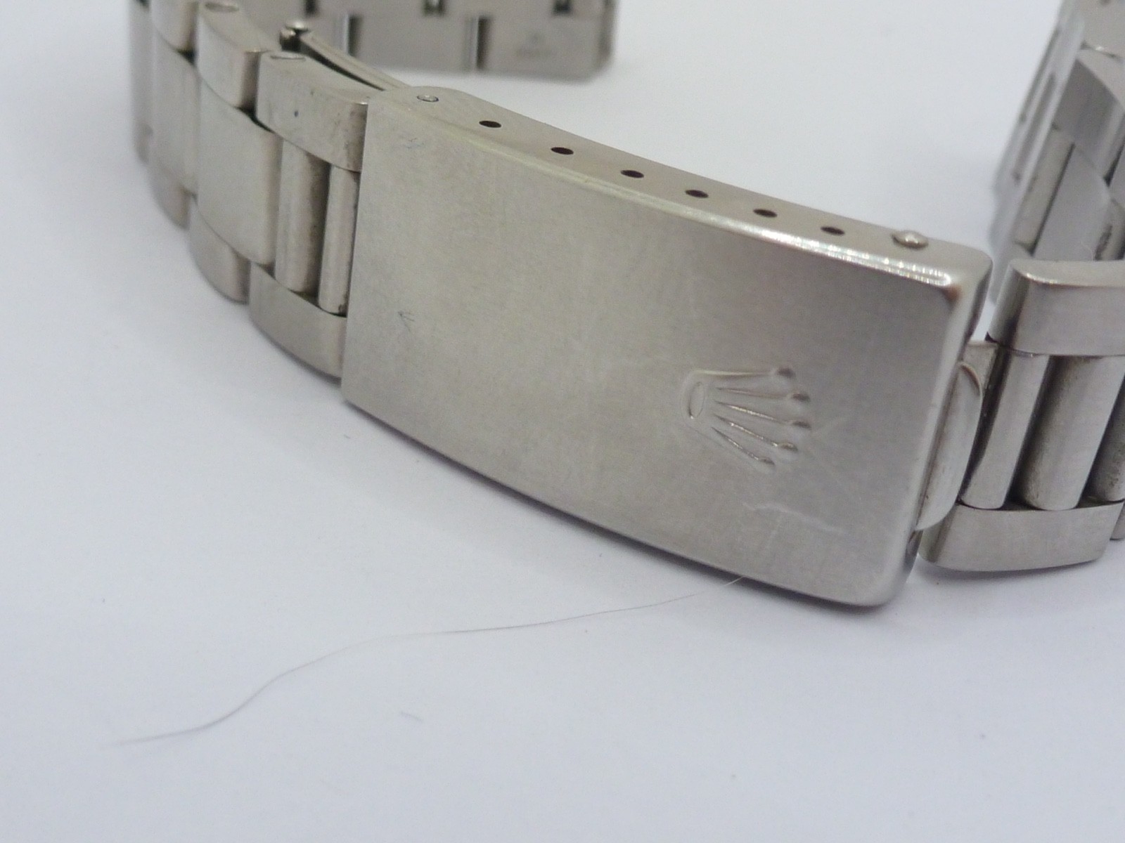 Genuine Rolex Oyster 78350 19mm Steel Bracelet with 557B End Links 1A condition