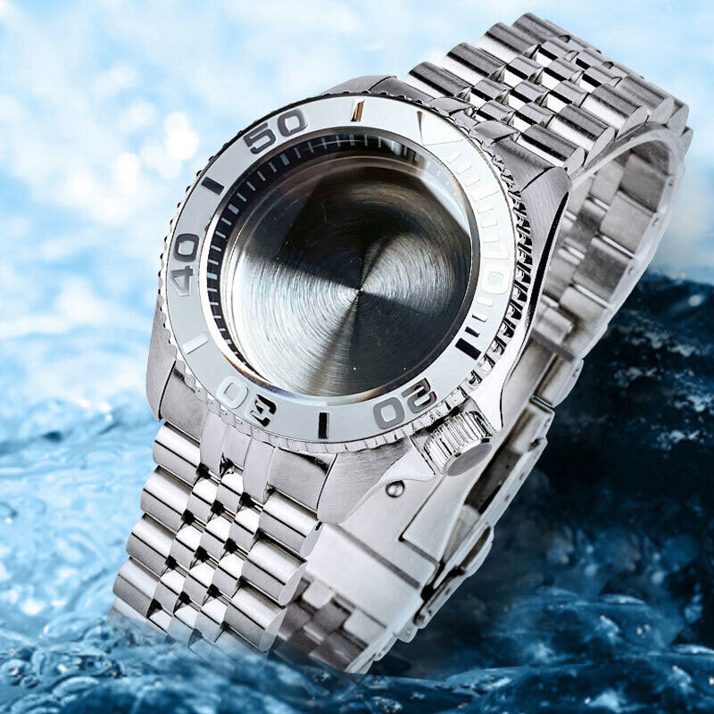 Domed Sapphire 200M Waterproof 41mm SKX Diver Watch Caase Steel for NH35 NH34 PT