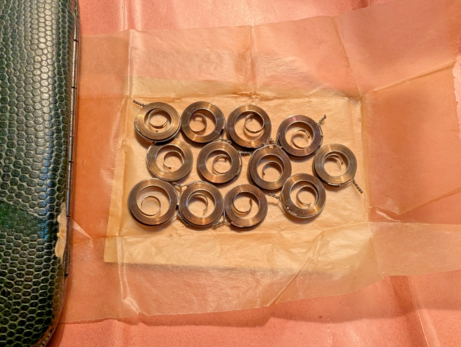 B&DA6 – NOS Packet of (12) NY Standard 6s Pocket Watch Mainsprings