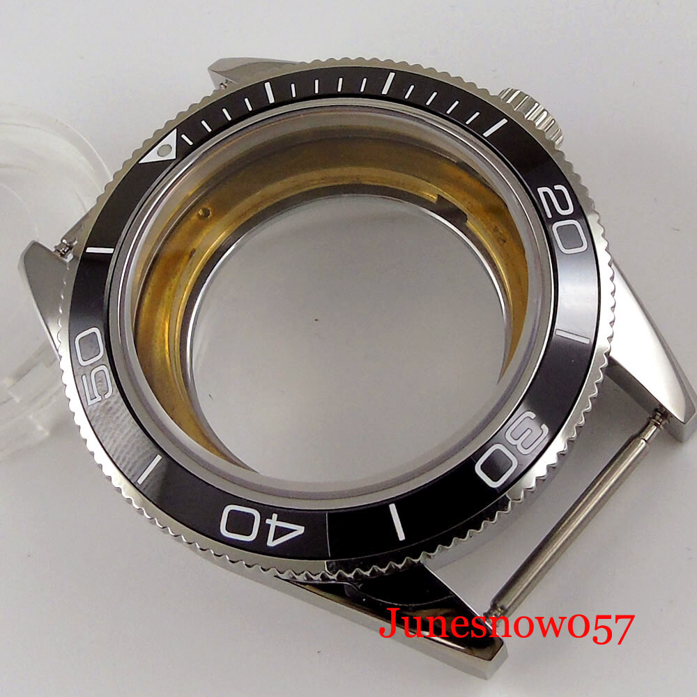 Automatic Build Watch Case Set Glass Back for MIYOTA 8215 ETA2836 Dial Needles
