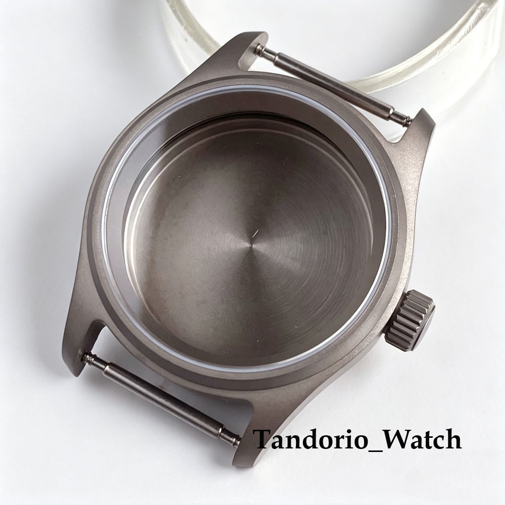 36mm/39mm 20ATM Titanium Pilot Diver Men Watch Case For NH35 PT5000 Miyota 8215
