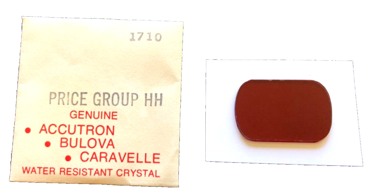 Bulova Accutron Watch Crystal Red LED Watch Part #1710
