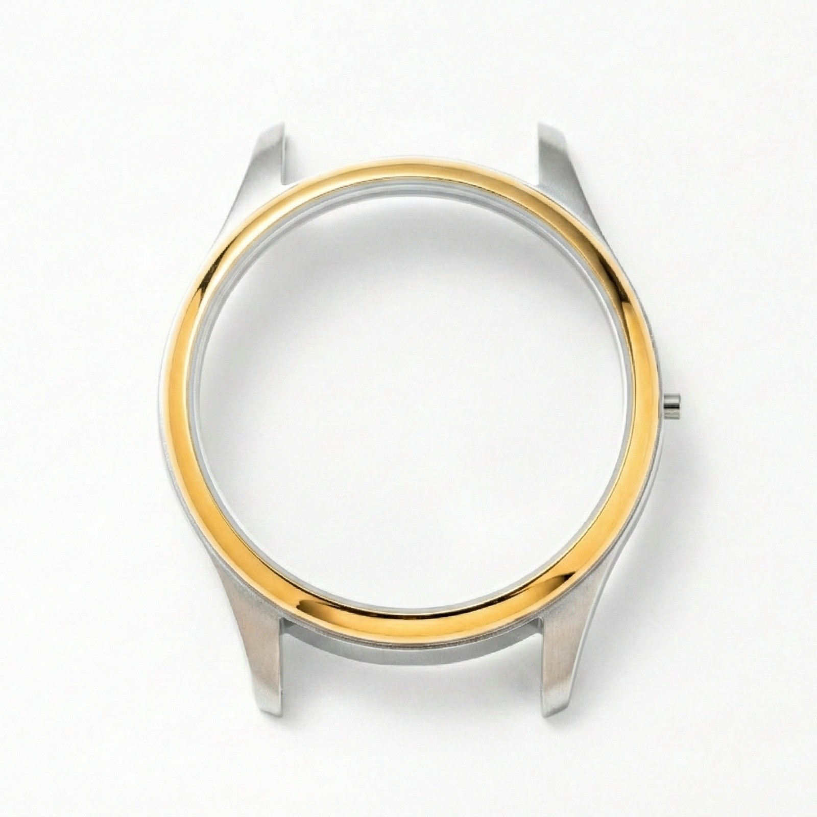 41mm glass Silver & Gold Watch Case back cover waterproof ring for 2035 Movement