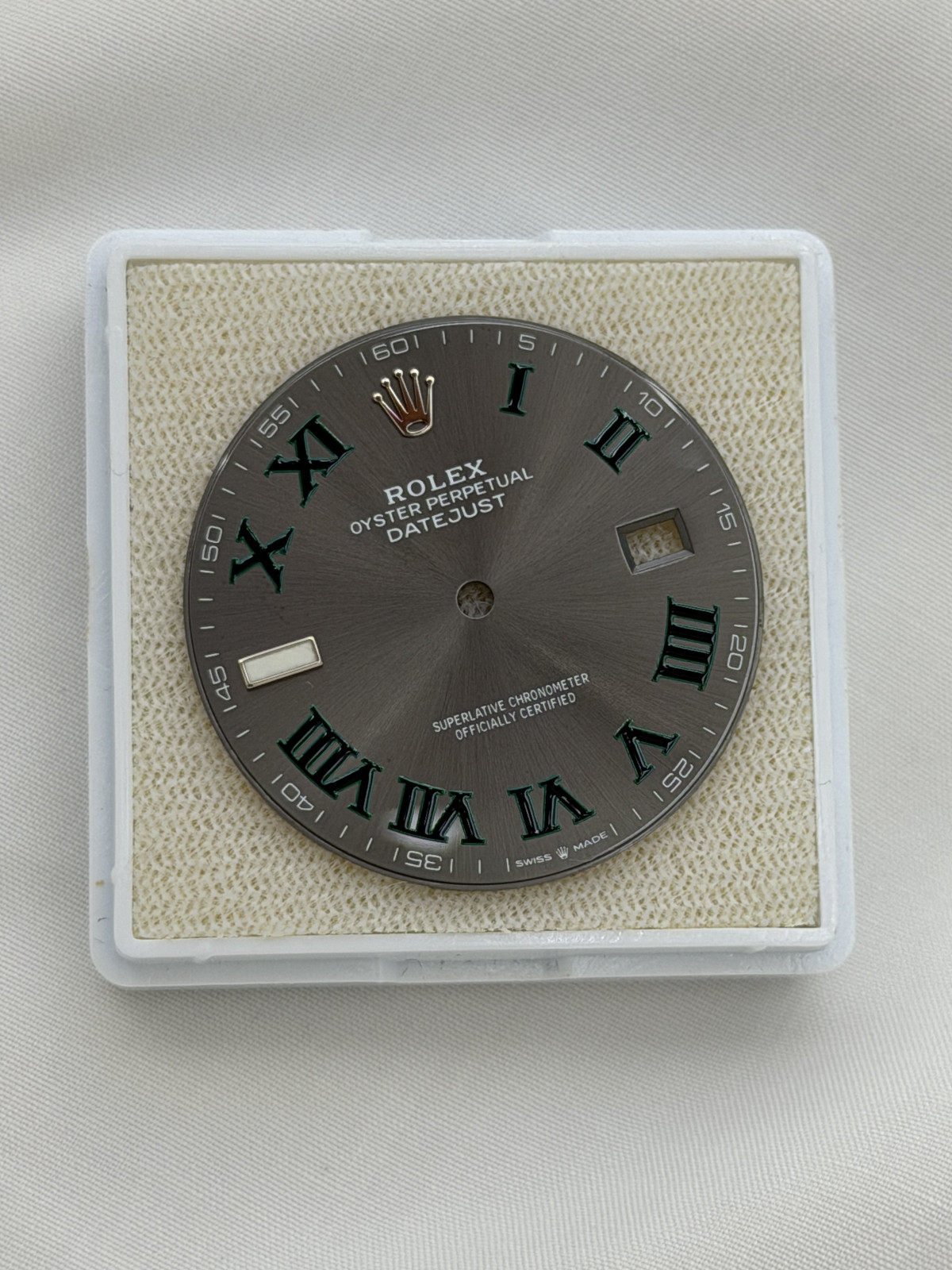 Rolex Datejust 41 Wimbledon Slate Roman Dial 126334 / 126300 Genuine Factory
