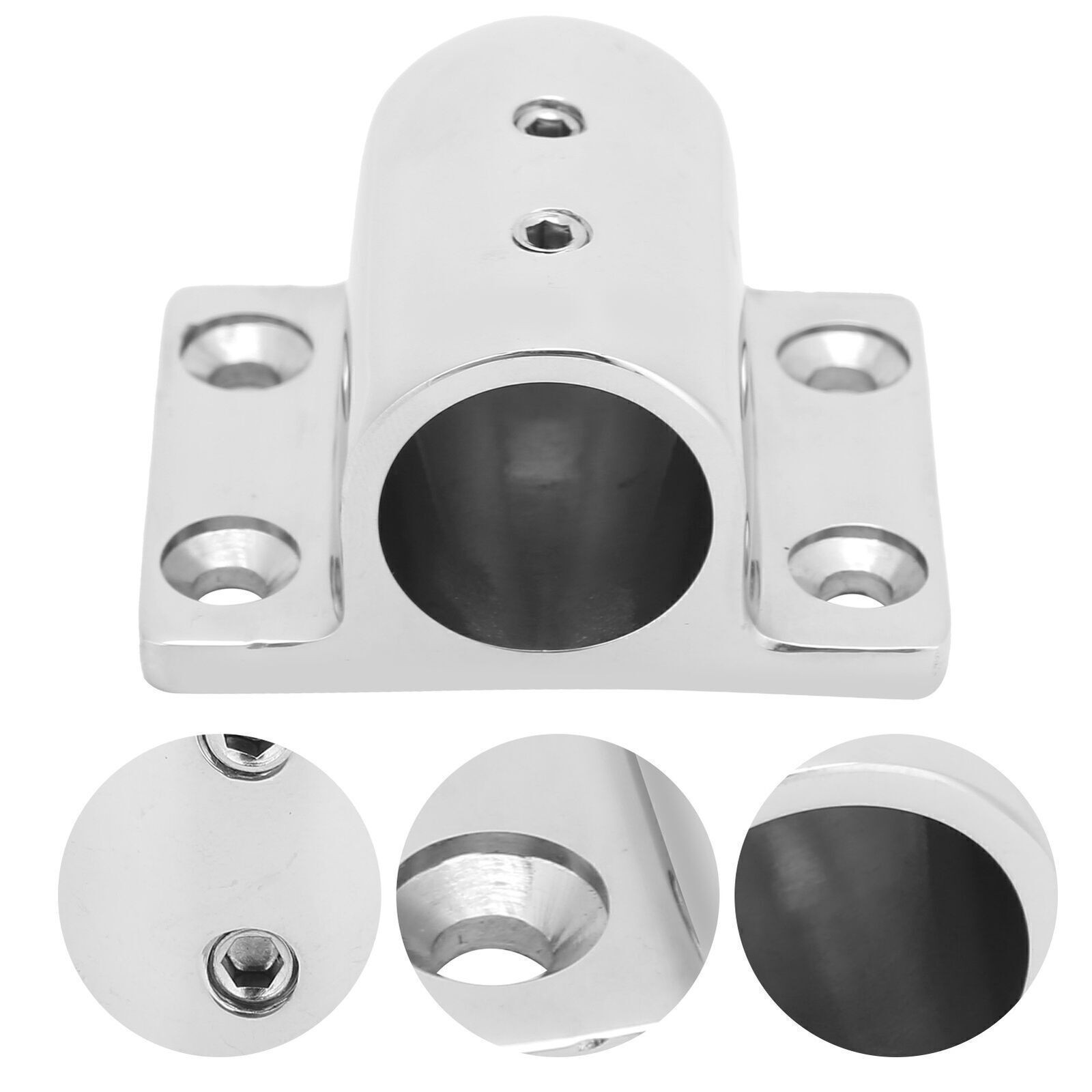 Marine Pipe Rectangular Base Stainless Steel Boat Tube Square Base Boat Hardware