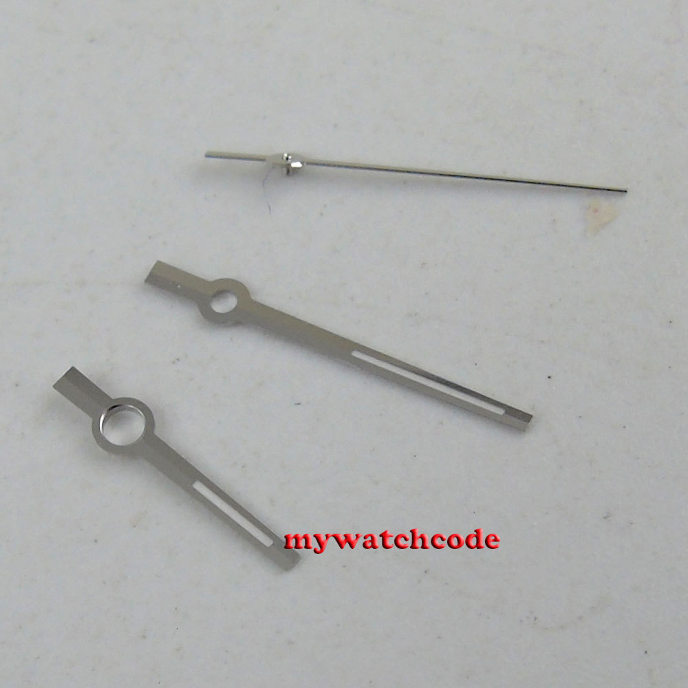 silver edge SUPER LUME white watch hands for Miyota 8205 8215 DG2813 movement