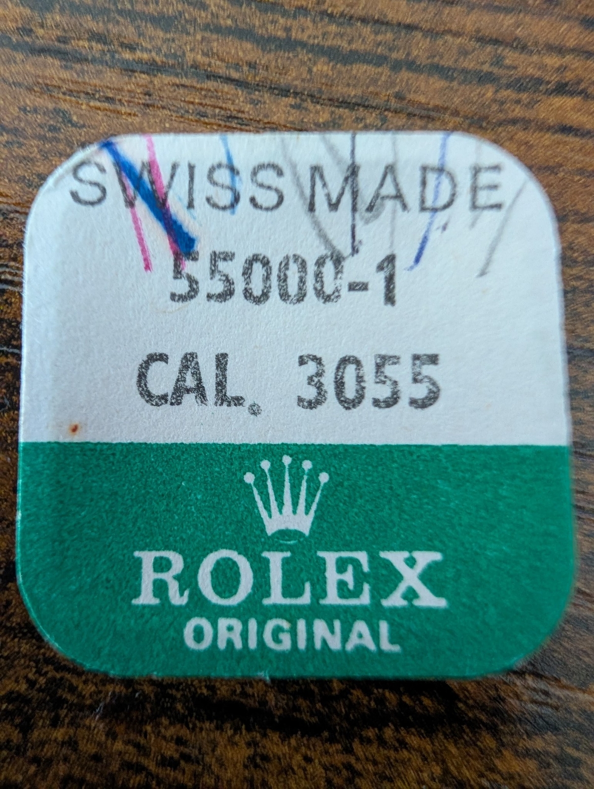 ROLEX-SET OF SCREWS-FACTORY SEALED-CAL 3055 PART 55000-1